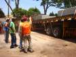 5ª COREDC – entrega de telhas no Município de Jussara - Paraná