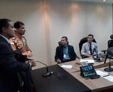 Coordenador Estadual de Proteção e Defesa Civil do Espírito Santo visita a CEPDEC do Paraná