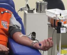 Coordenadoria Estadual de Proteção e Defesa Civil faz campanha Sangue Voluntário de doação de sangue no estado