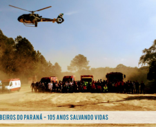 Corpo de Bombeiros de Fazenda Rio Grande realiza simulado de atendimento a grandes emergências.
