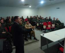 Visita da ECEME na Cornedoria Estadual de Proteção de Defesa Civil do Paraná