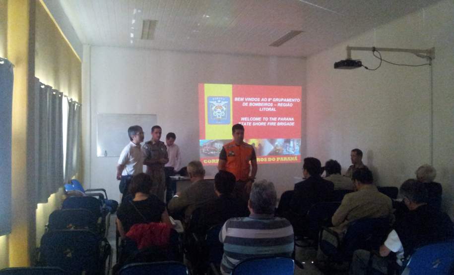 Coordenadoria Estadual de Defesa Civil (Cedec) e 8º Grupamento de Bombeiros (8º GB) recebem comitiva do Japão para estudo na área de monitoramento alerta e alarme. Coordenadoria Estadual de Defesa Civil (Cedec) e 8º Grupamento de Bombeiros (8º GB) recebem comitiva do Japão para estudo na área de monitoramento alerta e alarme.