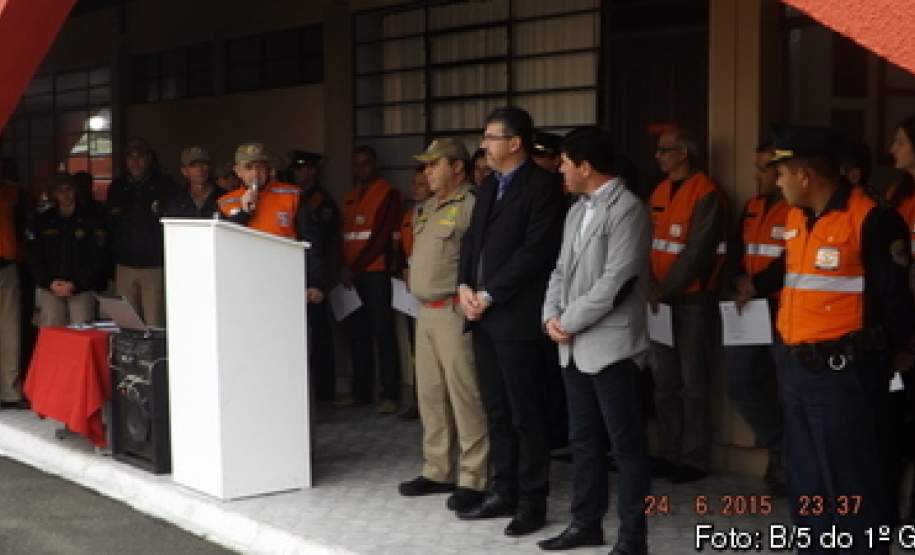 TREINAMENTO SISDC 1ª CORPDEC realiza entrega de certificados aos participantes do treinamento SISDC